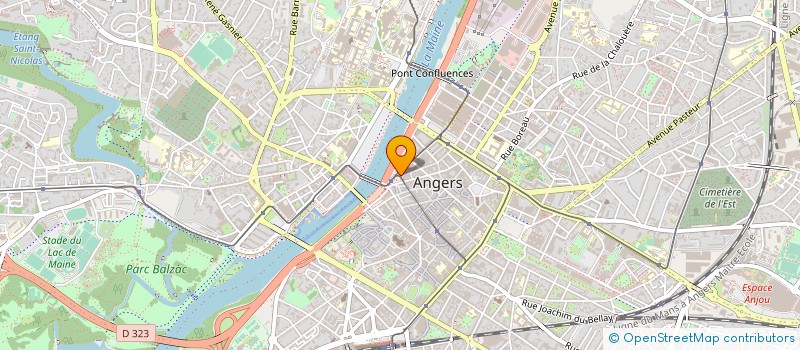localisation de l'entreprise TERRES BATIES à ANGERS
