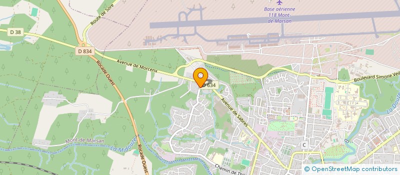 localisation de l'entreprise TERRES BIO FRERES SCHRODER  MONT-DE-MARSAN