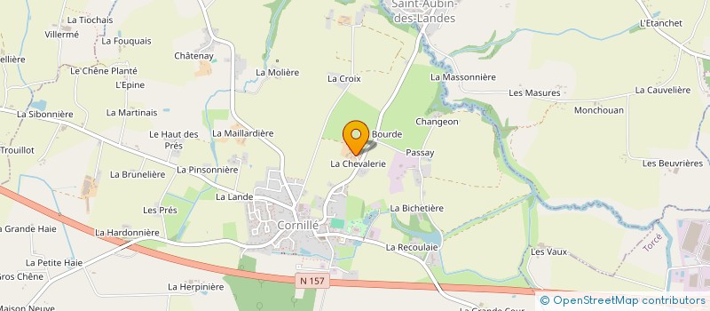 localisation de l'entreprise TERRES BRUNES  CORNILLE