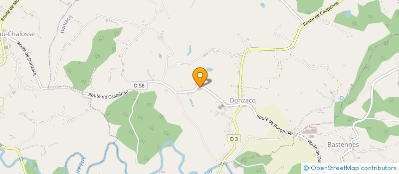 localisation de l'entreprise TERRES D ADOUR  DONZACQ