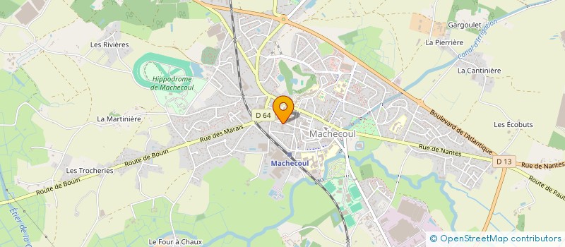 localisation de l'entreprise TERRES D'AILLEURS AU CINEMA  MACHECOUL-SAINT-MEME