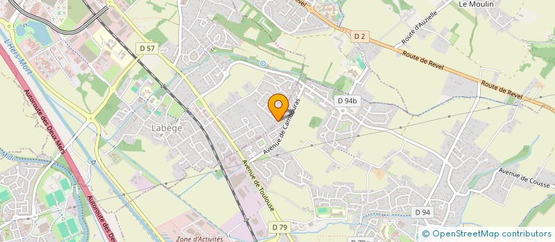 localisation de l'entreprise TERRES D'ARGILE  LABEGE