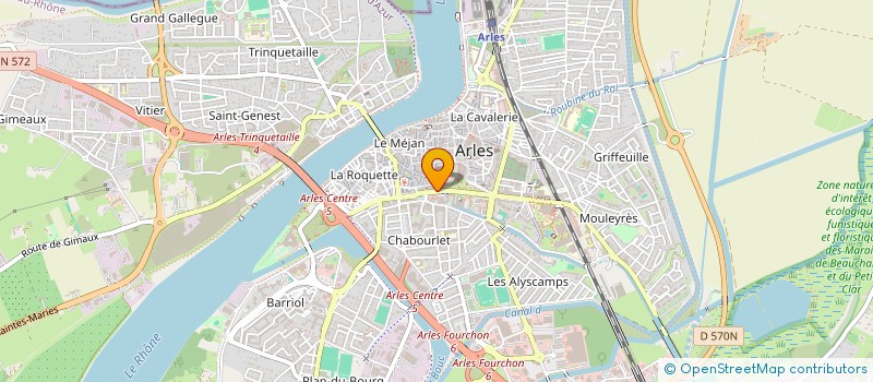 localisation de l'entreprise TERRES D'ARLES  ARLES