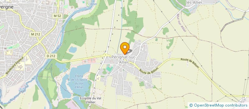 localisation de l'entreprise TERRES D'AUVERGNE  PERIGNAT-SUR-ALLIER