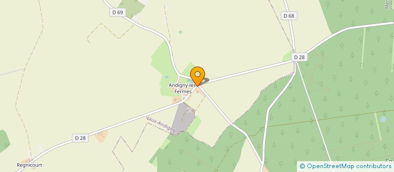 localisation de l'entreprise TERRES D'AVENIR  VAUX-ANDIGNY