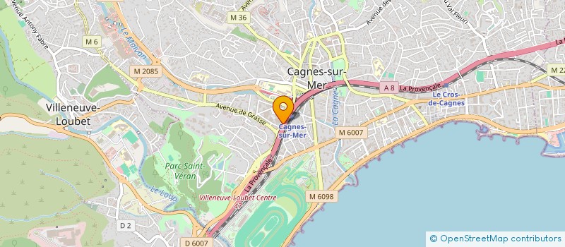 localisation de l'entreprise TERRES D AZUR à CAGNES-SUR-MER