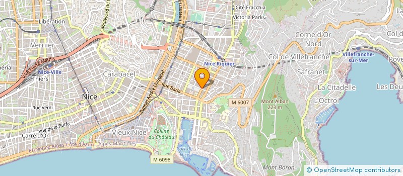 localisation de l'entreprise TERRES D'AZUR à NICE