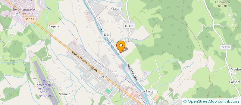 localisation de l'entreprise TERRES D'EMERAUDE à SAINT-LIZIER