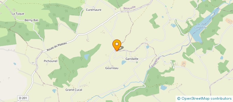 localisation de l'entreprise TERRES D'EMILE  DONDAS