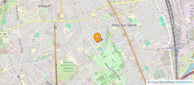 localisation de l'entreprise TERRES D EMPREINTES à VITRY-SUR-SEINE