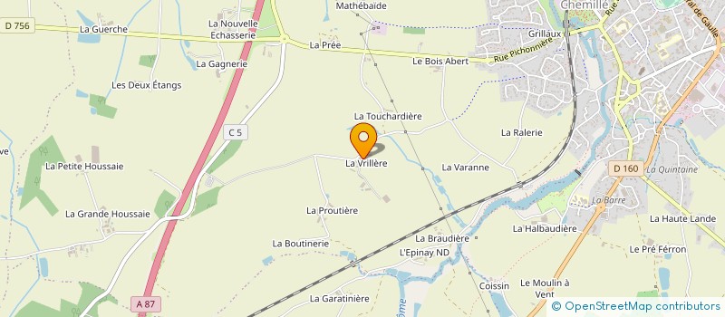 localisation de l'entreprise TERRES D'ENERGIES  CHEMILLE-EN-ANJOU