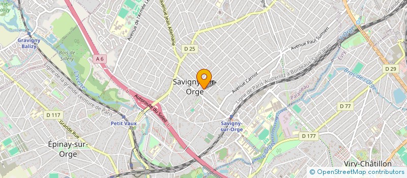 localisation de l'entreprise TERRES D'ESPOIR à SAVIGNY-SUR-ORGE