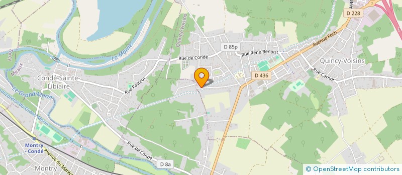 localisation de l'entreprise TERRES D'ESPOIR  QUINCY-VOISINS