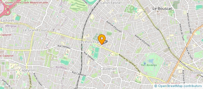 localisation de l'entreprise TERRES D'HORIZON  BORDEAUX