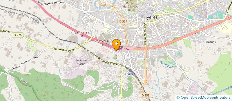 localisation de l'entreprise TERRES D'HYERES à HYERES