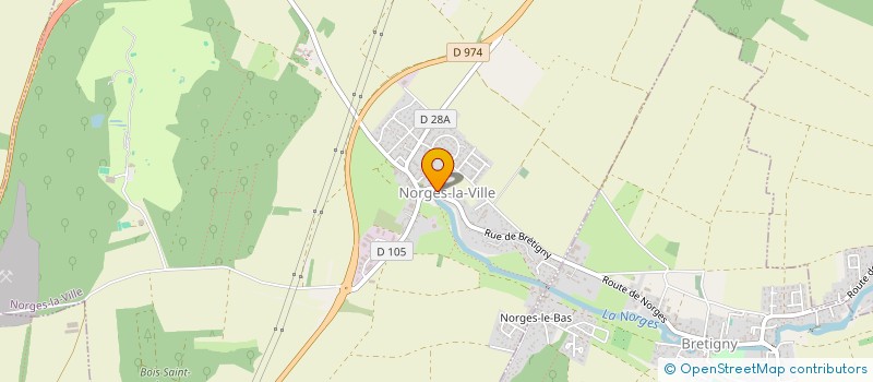 localisation de l'entreprise TERRES D'ITALIE  NORGES-LA-VILLE