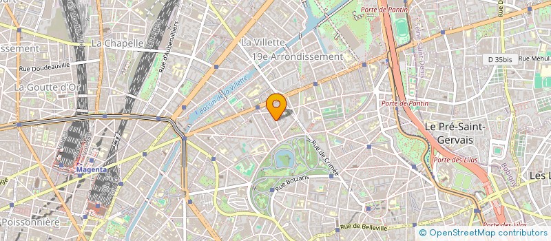 localisation de l'entreprise TERRES D'OCRE  PARIS