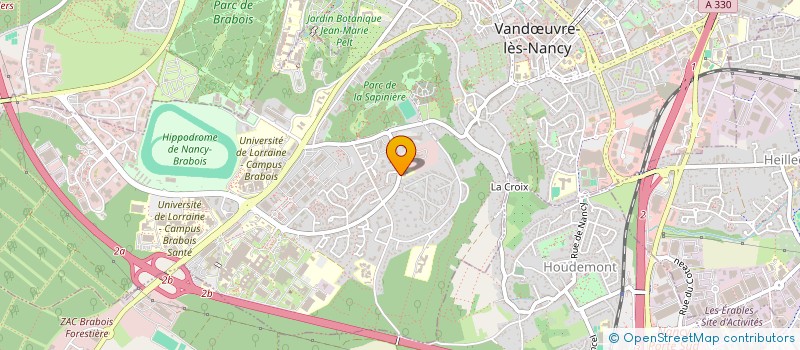 localisation de l'entreprise TERRES DE BRABOIS  VANDUVRE-LES-NANCY