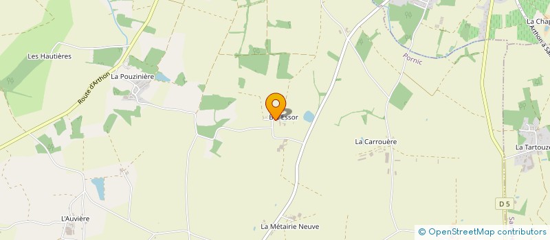 localisation de l'entreprise TERRES DE CHAUMES à CHAUMES-EN-RETZ