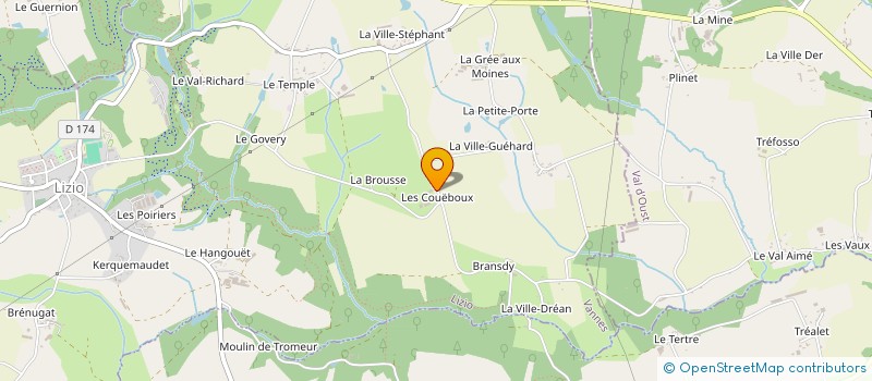 localisation de l'entreprise TERRES DE COUESBOUX  LIZIO