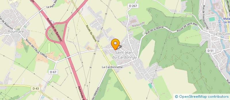 localisation de l'entreprise TERRES DE COUSINS  SAINT-JEAN-DU-CARDONNAY