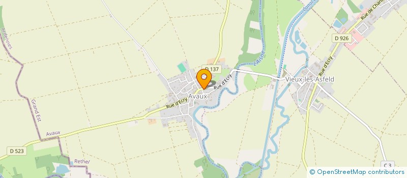 localisation de l'entreprise TERRES DE CRAIE  VIEUX-LES-ASFELD