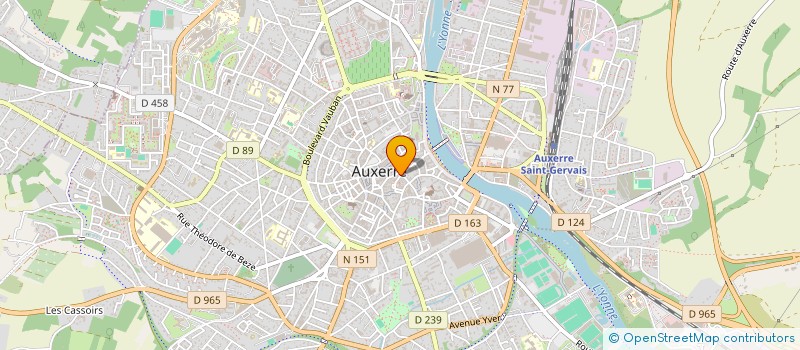 localisation de l'entreprise TERRES DE CULTURE - CHABLIS à AUXERRE