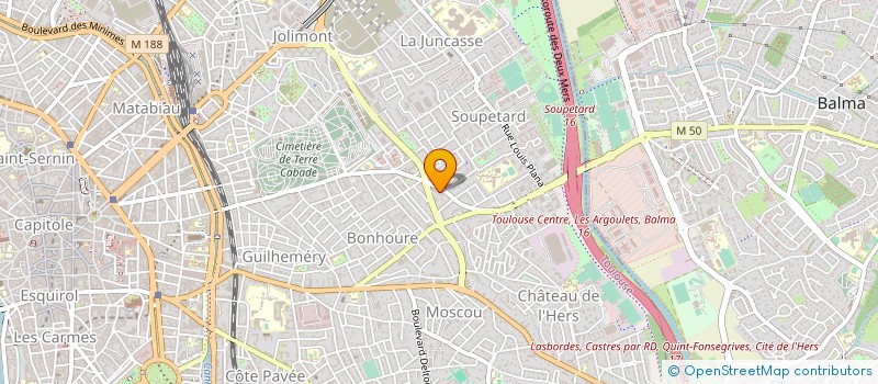 localisation de l'entreprise TERRES DE DANSE à TOULOUSE