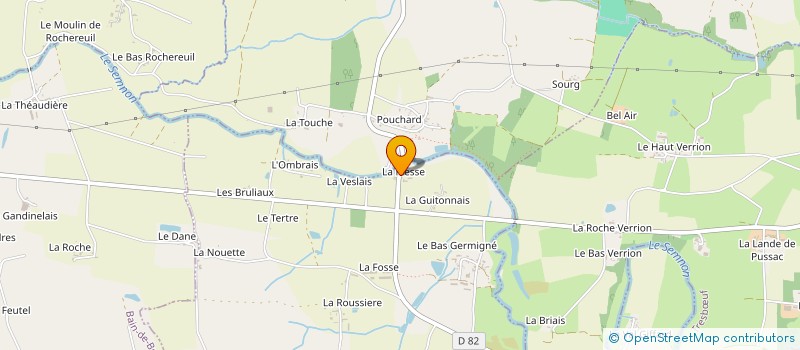 localisation de l'entreprise TERRES DE FARINE à ERCE-EN-LAMEE