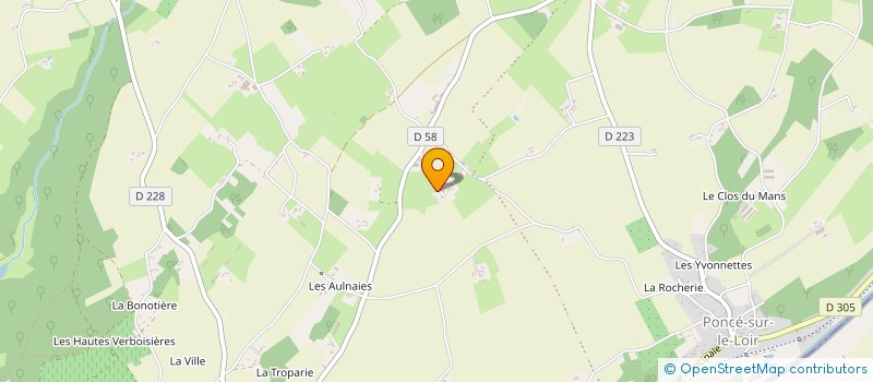 localisation de l'entreprise TERRES DE LIBERTE  LOIR EN VALLEE