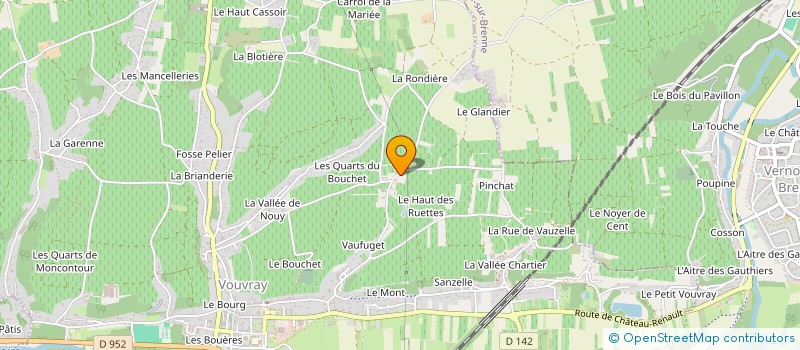 localisation de l'entreprise TERRES DE LOIRE à VOUVRAY