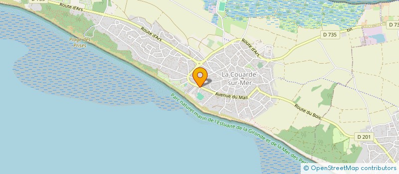 localisation de l'entreprise TERRES DE LUMIERE  LA COUARDE-SUR-MER