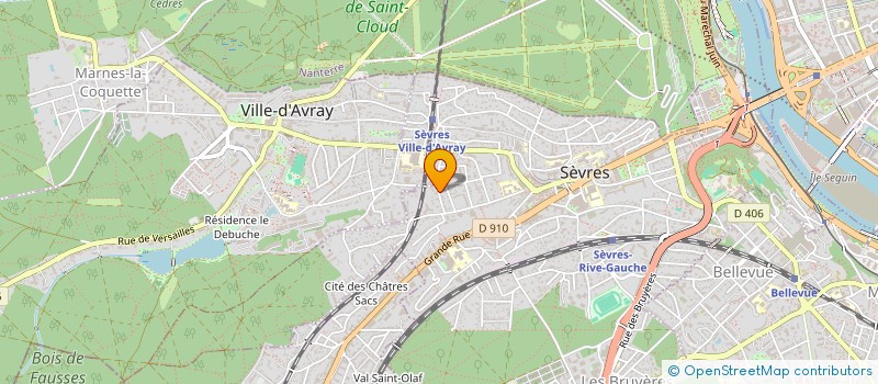 localisation de l'entreprise TERRES DE LUMIERE à SEVRES