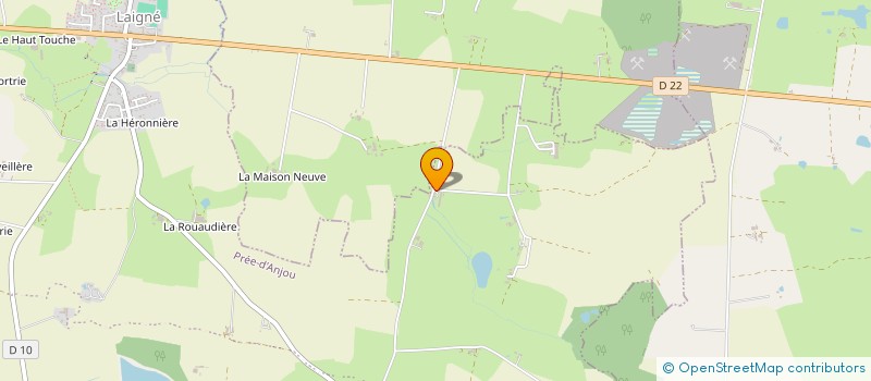 localisation de l'entreprise TERRES DE MARGUE  PREE-D'ANJOU