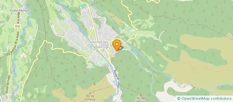 localisation de l'entreprise TERRES DE PROVENCE à VERNET-LES-BAINS