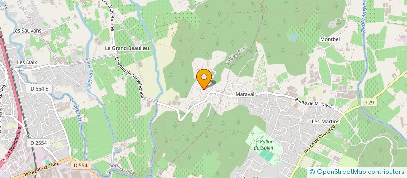 localisation de l'entreprise TERRES DE PROVENCE GESTION  SOLLIES-PONT