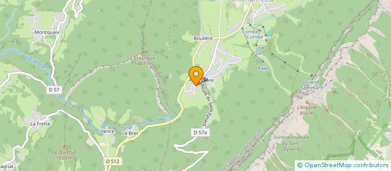 localisation de l'entreprise TERRES DE SIENNE  LE SAPPEY-EN-CHARTREUSE