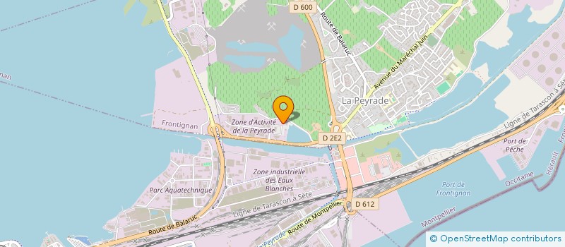 localisation de l'entreprise TERRES DE VERDURES à FRONTIGNAN