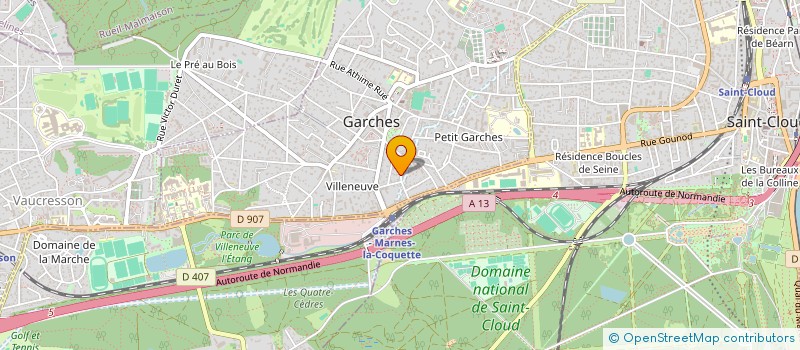 localisation de l'entreprise TERRES DE VILLE à GARCHES