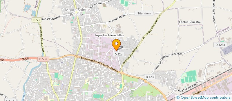 localisation de l'entreprise TERRES DE VINS  MOURS-SAINT-EUSEBE