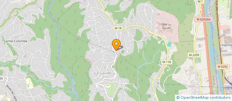 localisation de l'entreprise TERRES DES CLAPIERS  LA GAUDE