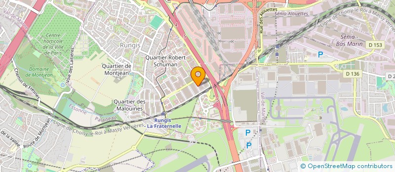 localisation de l'entreprise TERRES DU GRAND PARIS  RUNGIS