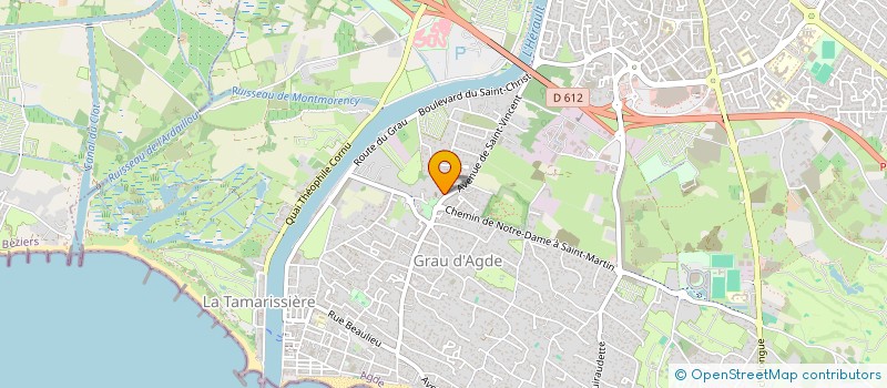 localisation de l'entreprise TERRES DU SUD  AGDE