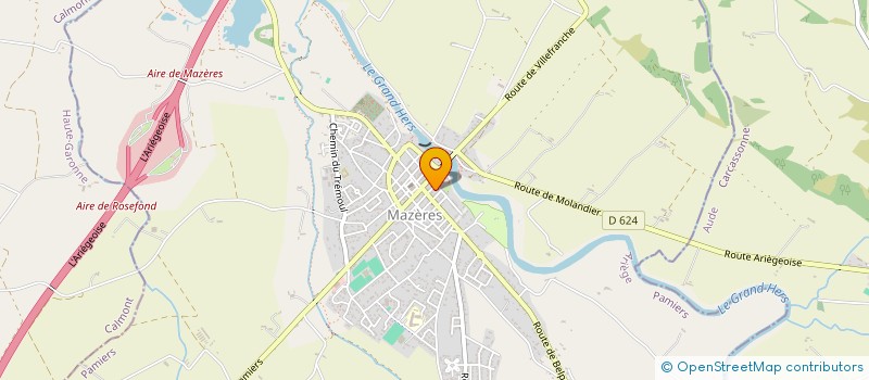 localisation de l'entreprise TERRES DU SUD à MAZERES