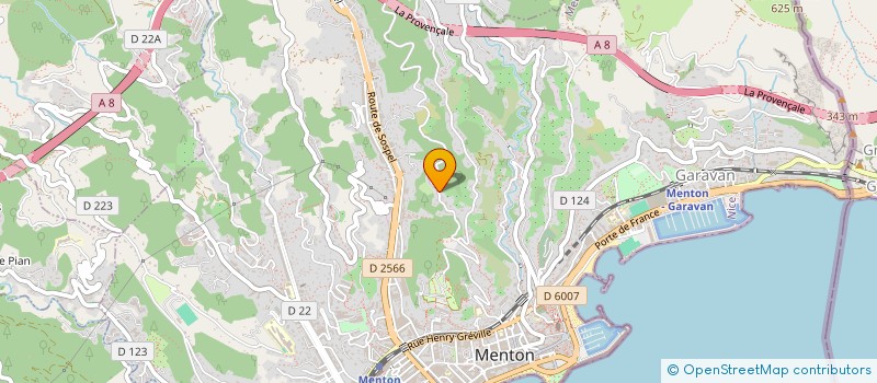 localisation de l'entreprise TERRES EN COMPOST  MENTON