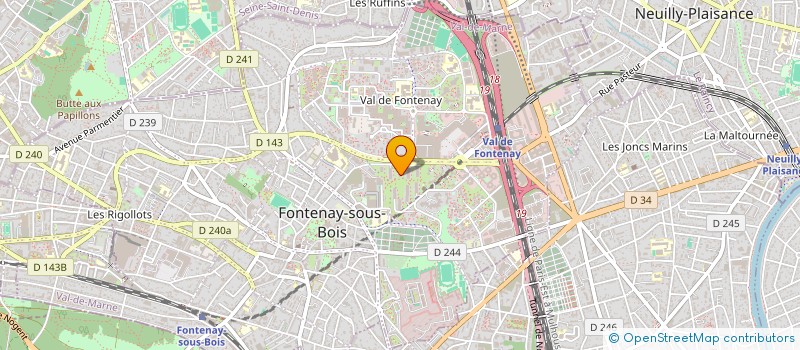localisation de l'entreprise TERRES ENCHANTEES à FONTENAY-SOUS-BOIS