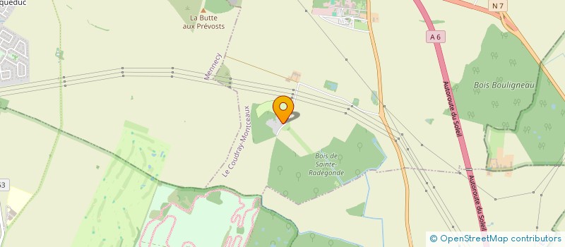 localisation de l'entreprise TERRES ET BOIS DE SAINTE RADEGONDE  LE COUDRAY-MONTCEAUX