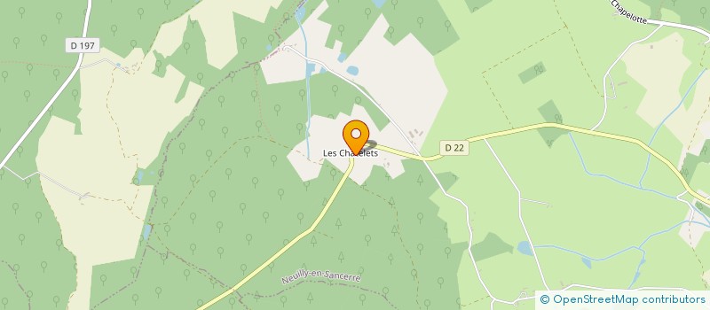 localisation de l'entreprise TERRES ET CENDRES DU BERRY à NEUILLY-EN-SANCERRE