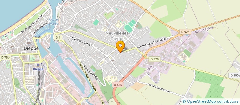 localisation de l'entreprise TERRES ET MERS D'IVOIRE à DIEPPE