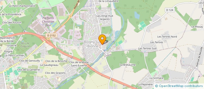 localisation de l'entreprise TERRES ET PATRIMOINE à BOIGNY-SUR-BIONNE